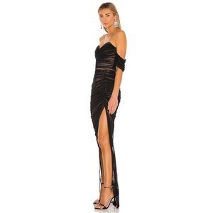 Nookie Black One-Shoulder Gown - Revolve - XS